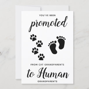 Tarjeta de Invitación de embarazo de nuevos abuelo