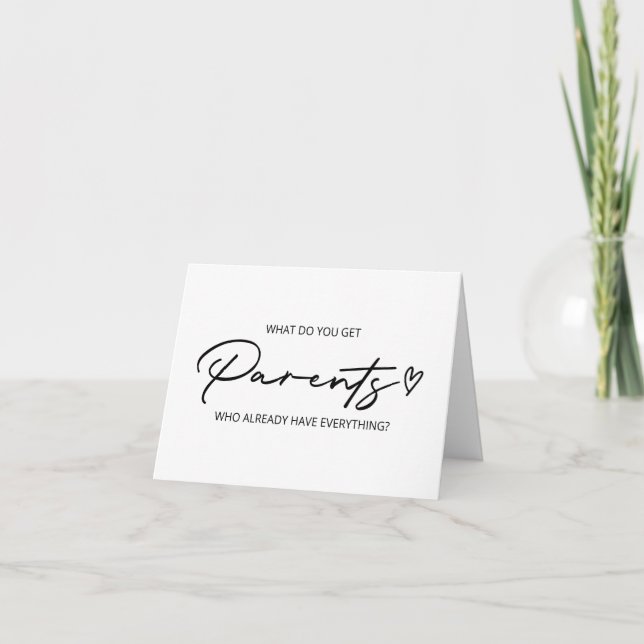 Tarjeta de Invitación de embarazo de padres con le (Anverso)