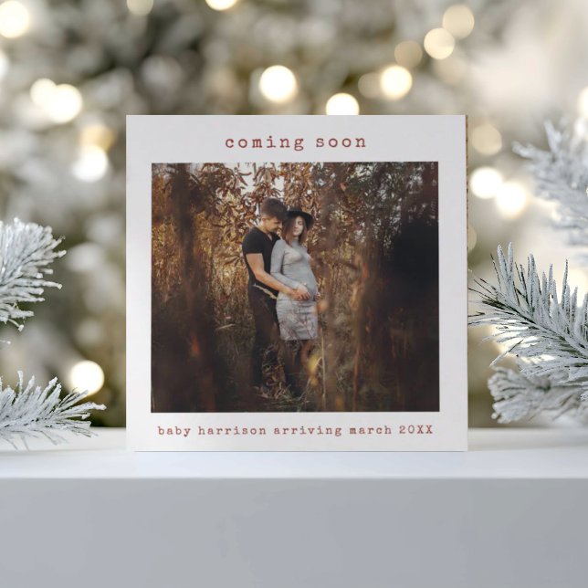 Tarjeta de Invitación de embarazo de vacaciones en (Subido por el creador)