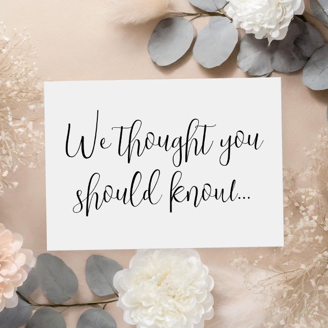 Tarjeta de Invitación de embarazo moderna (Subido por el creador)