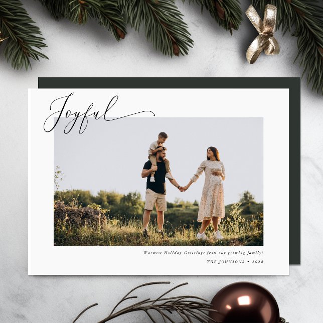 Tarjeta de Invitación de embarazo para Navidades a (Subido por el creador)