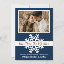 Tarjeta de Invitación de embarazo para Navidades d