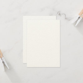 Tarjeta de invitación de fieltro color écru rústic