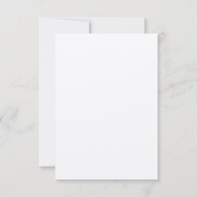 Tarjeta de Invitación de Fieltro Ecolú Rustico Per (Reverso)