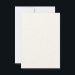 Tarjeta de Invitación de Fieltro Ecolú Rustico Per<br><div class="desc">Eleva tus ocasiones especiales con invitaciones personalizadas de fieltro ecru de 3, 5" x 5".</div>