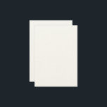 Tarjeta de Invitación de Fieltro Ecolu Rustico Per<br><div class="desc">Eleva tus ocasiones especiales con invitaciones personalizadas de fieltro ecru de 3, 5" x 5".</div>