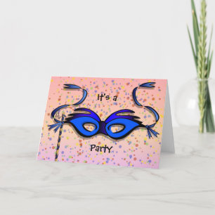 Tarjeta de invitación de fiesta