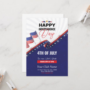 Tarjeta de invitación de fiesta de celebración ind