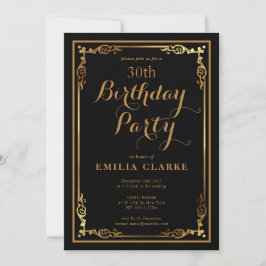 Tarjeta de Invitación de fiesta de cumpleaños mini