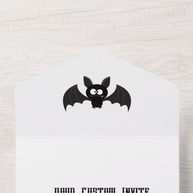 Tarjeta de invitación de fiesta de Halloween (Interior superior)