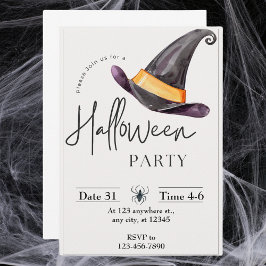 Tarjeta de invitación de fiesta de Halloween