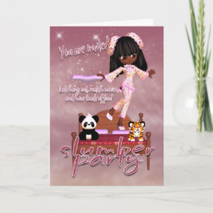 Tarjeta de invitación de fiesta de los miembros
