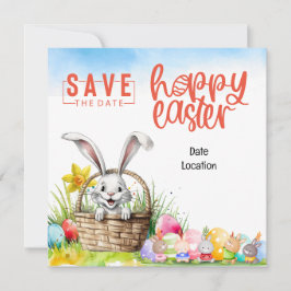 Tarjeta de invitación de fiesta de Pascua