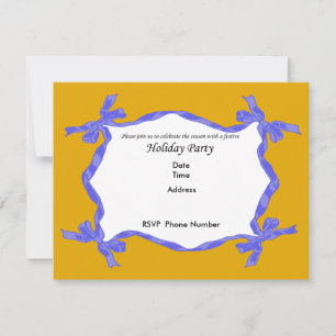 Tarjeta de invitación de fiesta de vacaciones de l