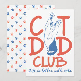 Tarjeta de Invitación de Fiesta del Club de Papá G