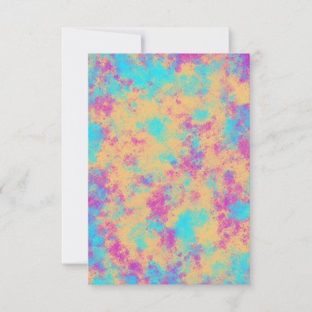 Tarjeta de Invitación de Fiesta Divertida y Colori (Anverso)