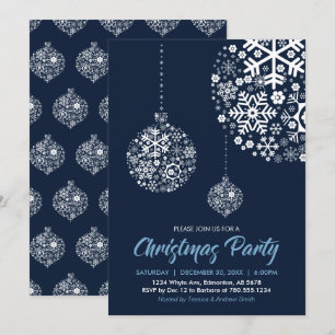 Tarjeta de invitación de fiesta/fiesta de Navidade