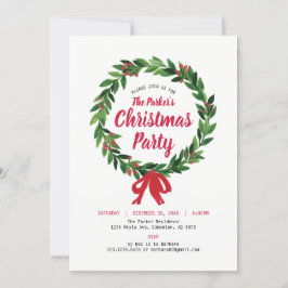 Tarjeta de invitación de fiesta/fiesta de Navidade