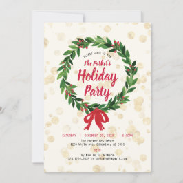 Tarjeta de invitación de fiesta/fiesta de Navidade