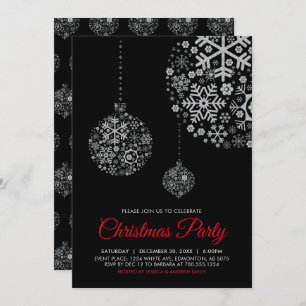 Tarjeta de invitación de fiesta/fiesta de Navidade