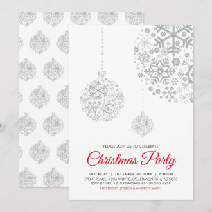 Tarjeta de invitación de fiesta/fiesta de Navidade