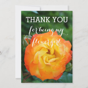Tarjeta de invitación de Flower Girl