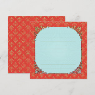 Tarjeta de invitación de GANESHA Dios Indio
