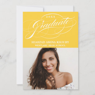 TARJETA DE INVITACIÓN DE GRADUACIÓN 2 CON LETRA EL