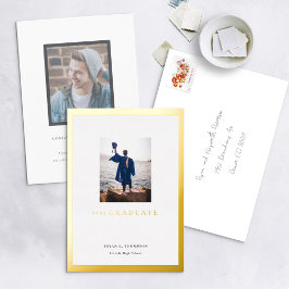 Tarjeta de Invitación de Graduación de Fotografía