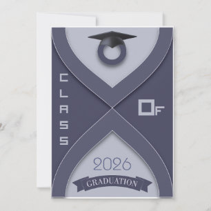 Tarjeta de Invitación de Graduación de la Clase de
