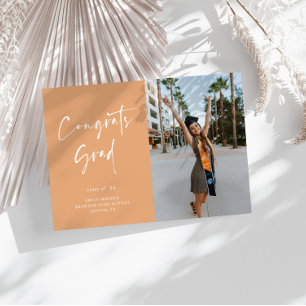 Tarjeta de Invitación de Graduación de Script Escr