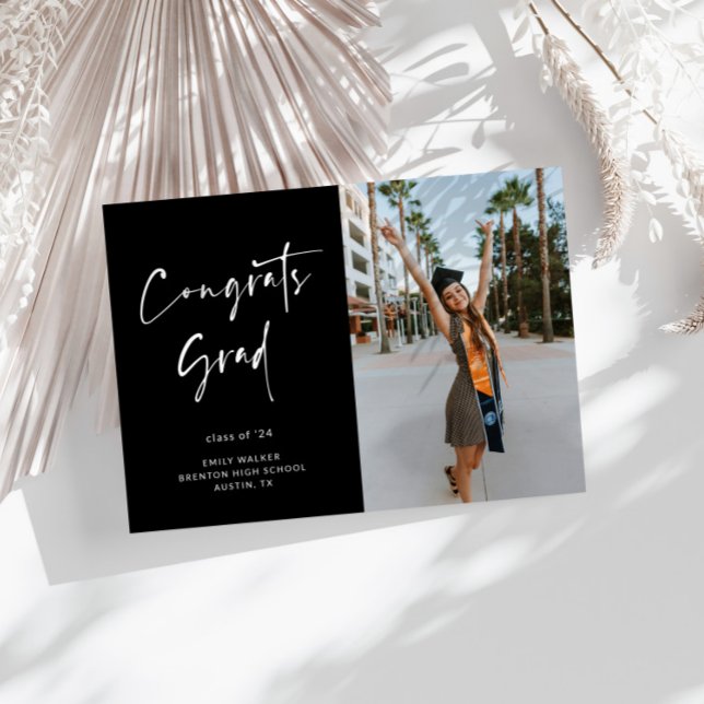 Tarjeta de Invitación de Graduación de Script Escr (Subido por el creador)