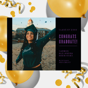 TARJETA DE INVITACIÓN DE GRADUACIÓN FELICIDADES MO