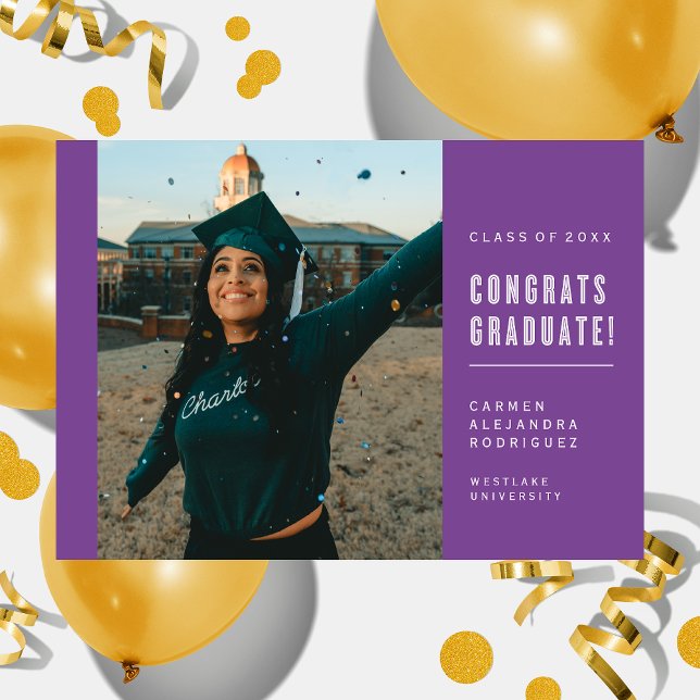 TARJETA DE INVITACIÓN DE GRADUACIÓN FELICIDADES MO (Subido por el creador)