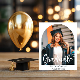 Tarjeta de Invitación de Graduación Feliz