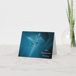 Tarjeta de Invitación de graduación médica