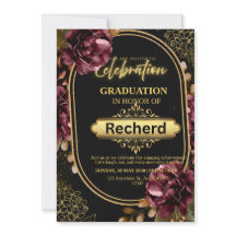 Tarjeta de Invitación de Graduación para Niños 202