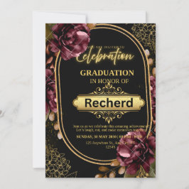 Tarjeta de Invitación de Graduación para Niños 202