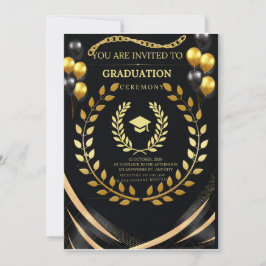 Tarjeta de Invitación de Graduación para Niños 202