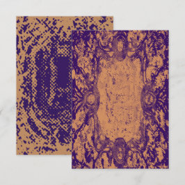 Tarjeta de invitación de Grunge Blank Vintage