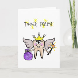 Tarjeta de Invitación de hadas dental