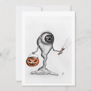 Tarjeta de invitación de Halloween