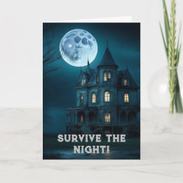 Tarjeta de Invitación de Halloween para Casa Embru