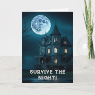 Tarjeta de Invitación de Halloween para Casa Embru