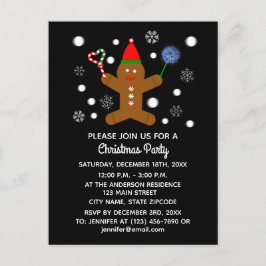 Tarjeta de invitación de hombre de jengibre #2