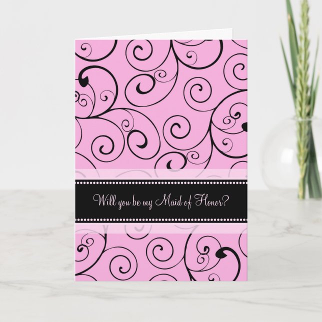 Tarjeta de invitación de honor para nadadores rosa (Anverso)