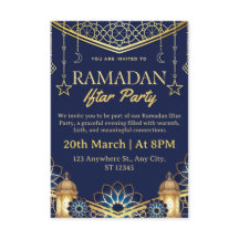 Tarjeta de invitación de Iftar de Ramadán