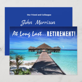 Tarjeta de Invitación de Jubilación