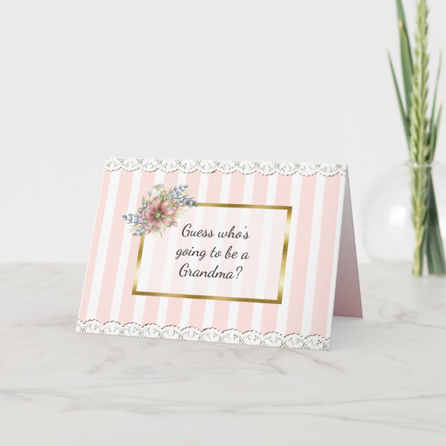 Tarjeta de Invitación de la abuela (Anverso)