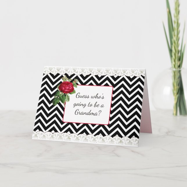 Tarjeta de Invitación de la abuela (Anverso)